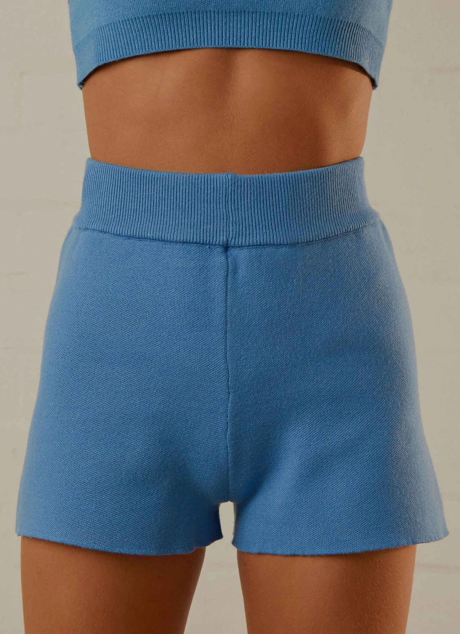 Peppermayo Exclusive Remix It Knit Short - Dusty Blue New & Most Loved 6 Peppermayo Exclusive Remix It Knit Short - Dusty Blue New & Most Loved