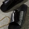 4th & Reckless Jane Slide - Black Croc 1 4th & Reckless Jane Slide - Black Croc