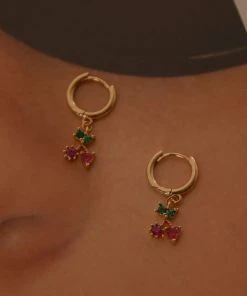 Peppermayo Law Of Attraction Earrings - Gold