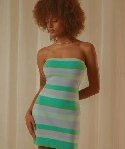 Peppermayo Exclusive New & Most Loved Yasmine Knit Mini Dress - Blue Stripe 11 Peppermayo Exclusive New & Most Loved Yasmine Knit Mini Dress - Blue Stripe