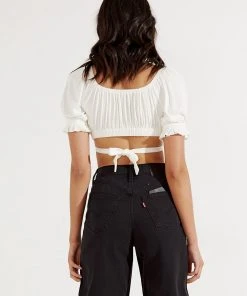 Peppermayo Bits & Pieces Crop - White New & Most Loved