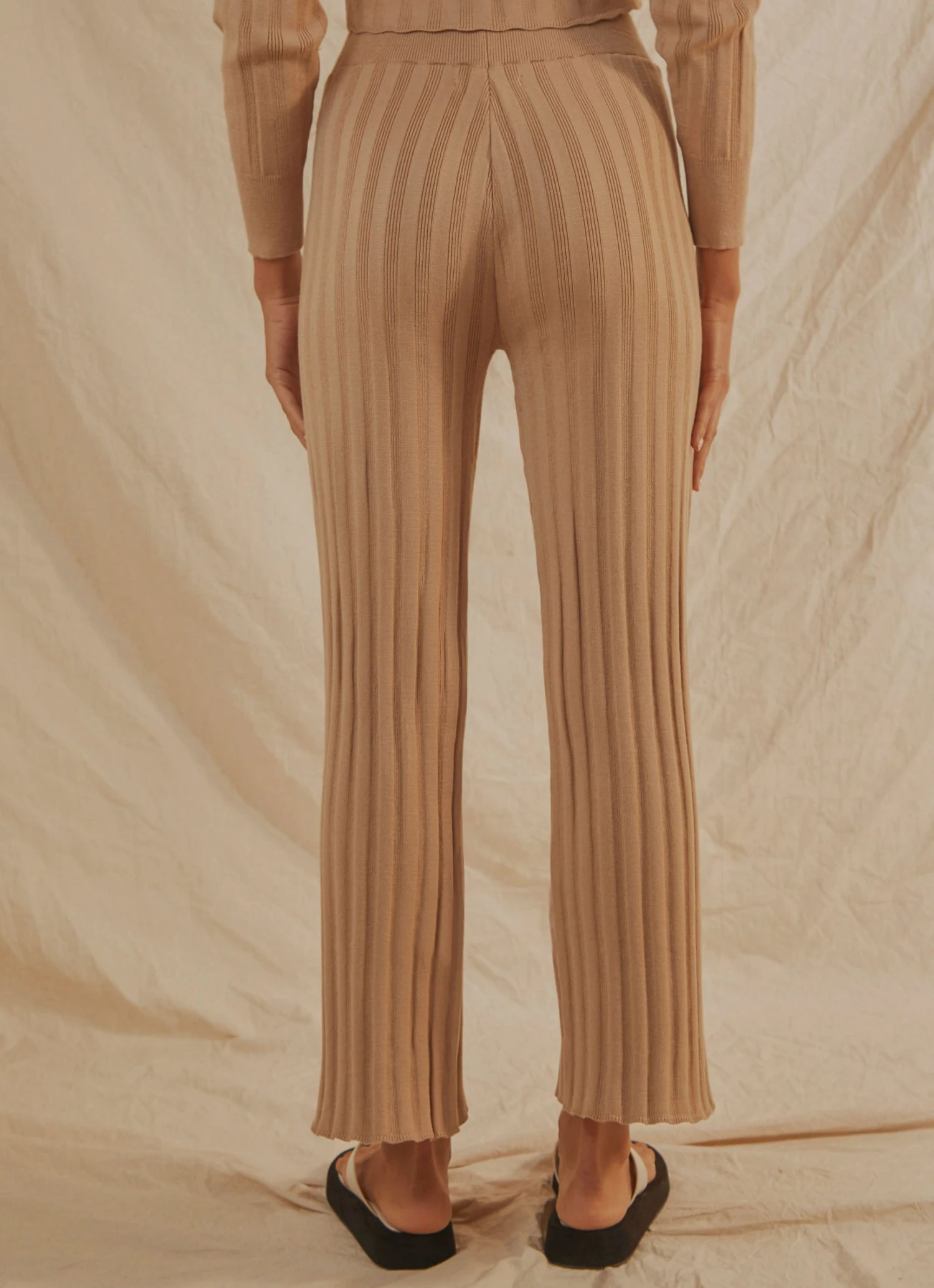 Peppermayo Long Way To Go Knit Pants - Beige New & Most Loved 7 Peppermayo Long Way To Go Knit Pants - Beige New & Most Loved