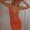 Peppermayo Exclusive New & Most Loved Iman Knit Mini Dress - Orange 1 Peppermayo Exclusive New & Most Loved Iman Knit Mini Dress - Orange