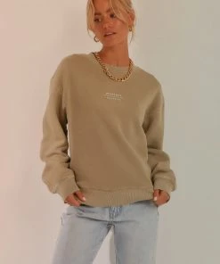Nude Lucy New & Most Loved Nude Classics Slogan Sweat - Washed Sage