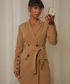 4th & Reckless Ellis Blazer Dress - Slate Grey New & Most Loved