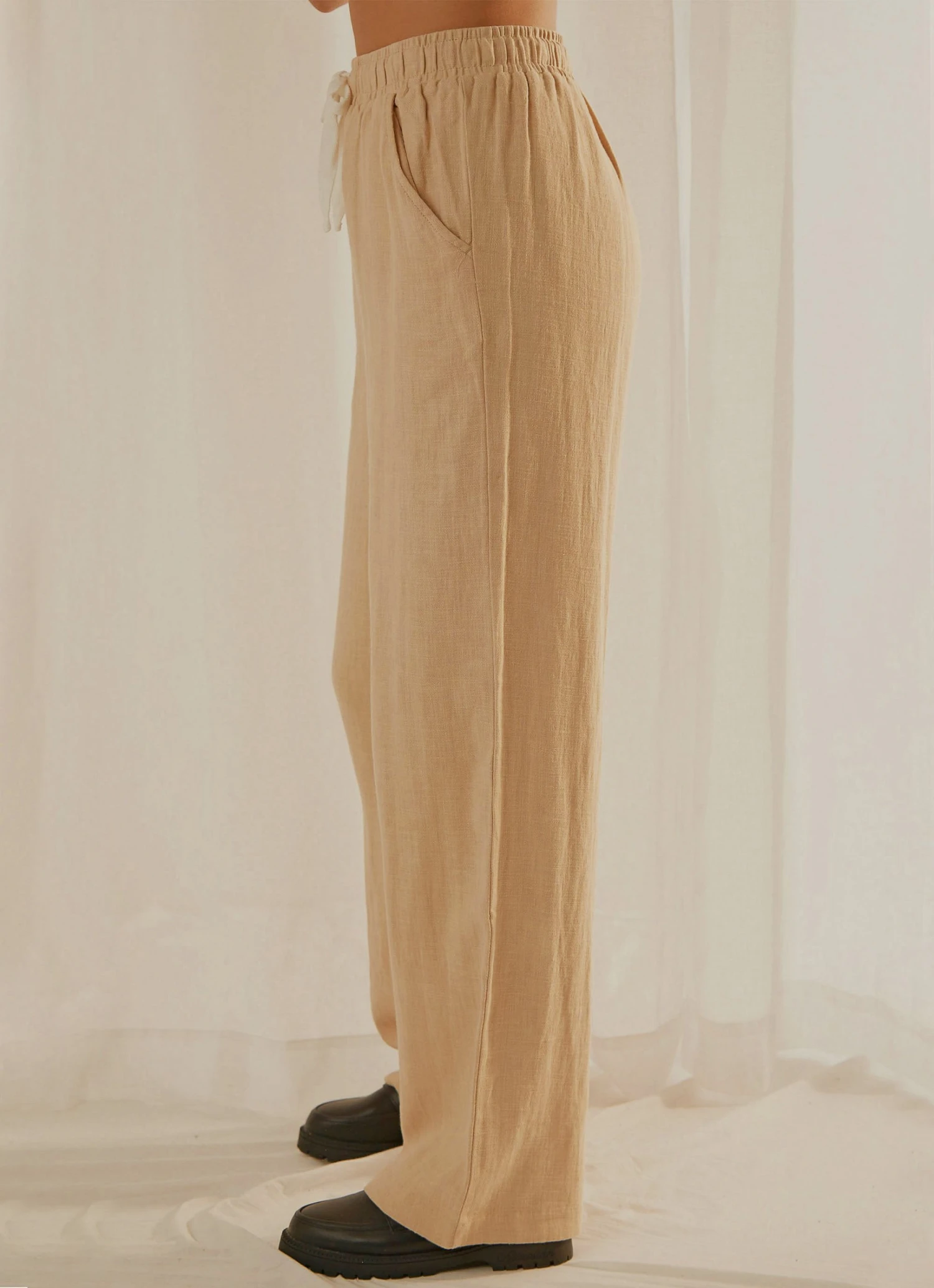 Nude Lucy Marvin Wide Leg Pant - Oat New & Most Loved 5 Nude Lucy Marvin Wide Leg Pant - Oat New & Most Loved
