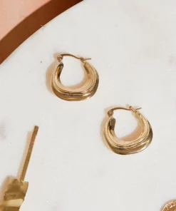 Peppermayo New Accessories New Story Earrings - Gold