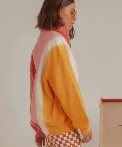 Levi's Yesterdays Dip Dye Chambray Jumper - Kumquat & Peony New & Most Loved