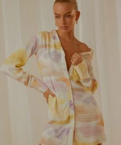 Charlie Holiday New & Most Loved Naomi Shirt Dress - Ibizia