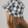 Afends New & Most Loved Gingham Bucket Hat - Black/ White