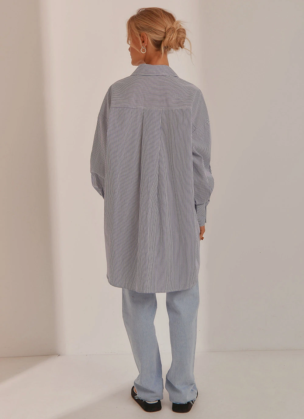 Peppermayo Liasons Oversized Shirt - Blue Stripe New & Most Loved 9 Peppermayo Liasons Oversized Shirt - Blue Stripe New & Most Loved