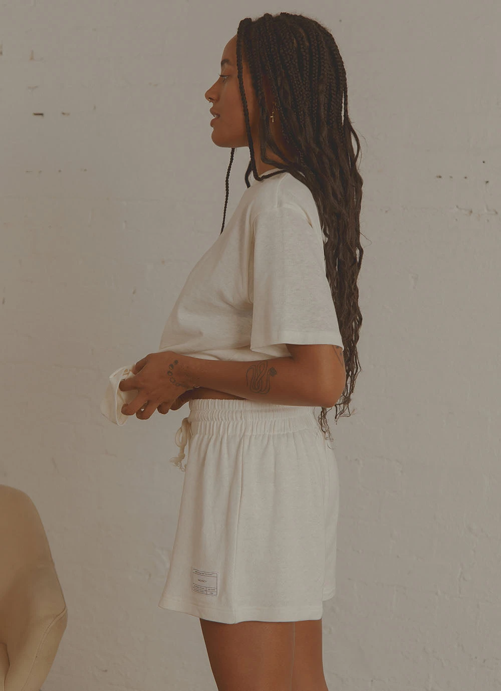 Vacancy Supply The Essential Shorts - Coconut Milk 7 Vacancy Supply The Essential Shorts - Coconut Milk