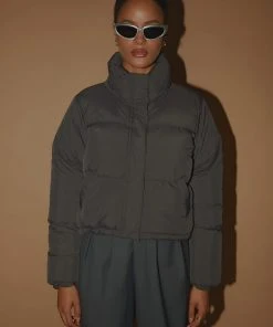 Nude Lucy Topher Puffer Jacket - Coal New & Most Loved 12 Nude Lucy Topher Puffer Jacket - Coal New & Most Loved