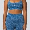 LaHana Swim Fleur Crop - Blue Zebra New & Most Loved