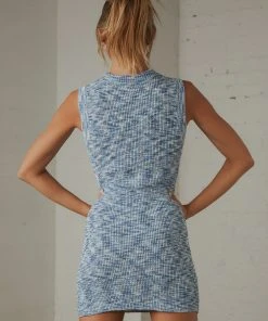 Peppermayo New & Most Loved There She Goes Mini Dress - Blue