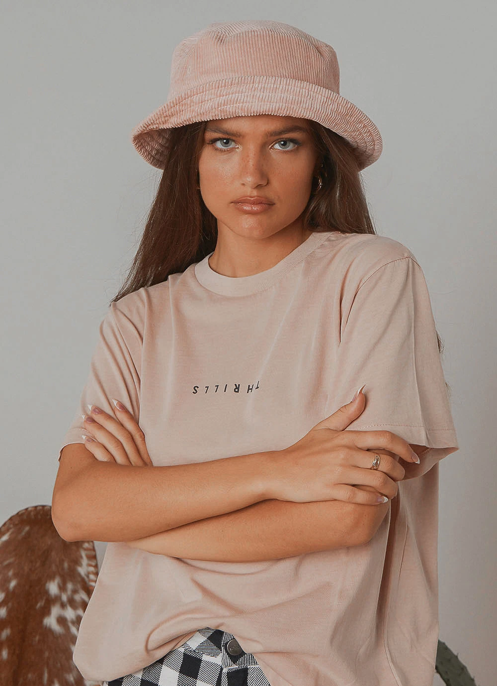 Afends New & Most Loved Cara Hemp Corduroy Bucket Hat - Ash Pink 4 Afends New & Most Loved Cara Hemp Corduroy Bucket Hat - Ash Pink