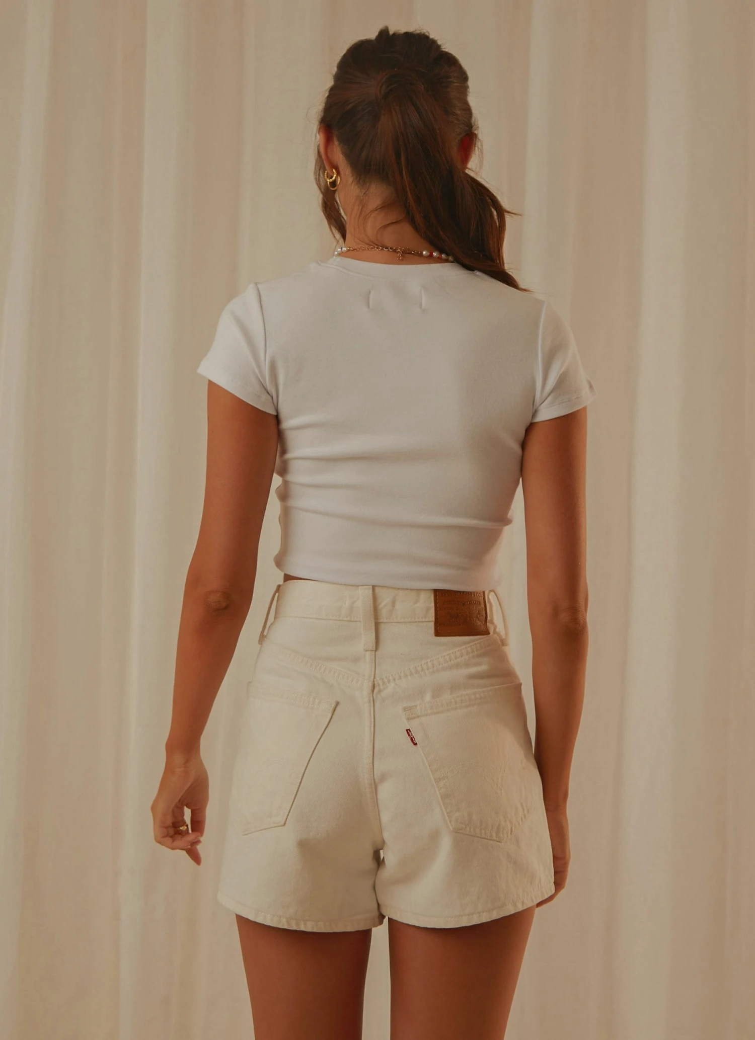 Wrangler New & Most Loved Gemini Baby Tee - White Wrangler New & Most Loved Gemini Baby Tee - White