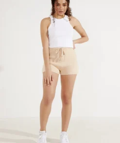 Peppermayo Fine Line Knit Shorts - Beige 10 Peppermayo Fine Line Knit Shorts - Beige
