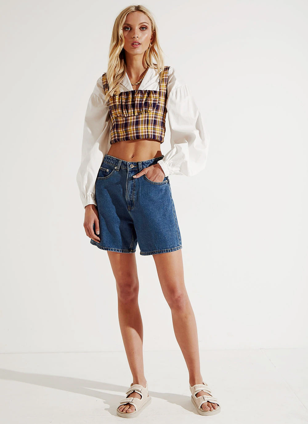 Peppermayo Mariposa Crop Top - Yellow 5 Peppermayo Mariposa Crop Top - Yellow