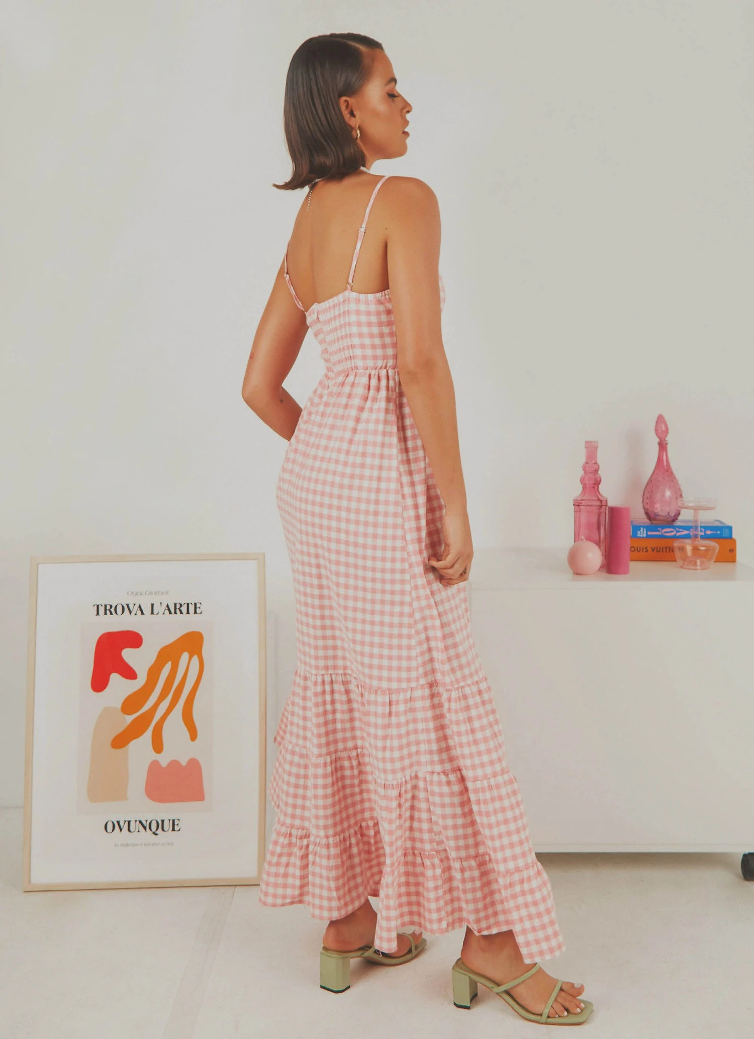 Peppermayo Exclusive New & Most Loved Edie Maxi Dress - Pink Gingham 7 Peppermayo Exclusive New & Most Loved Edie Maxi Dress - Pink Gingham