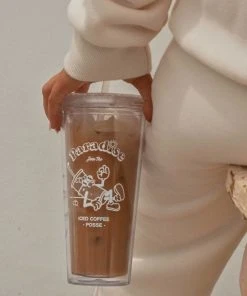 Riley Hubatka X Peppermayo Iced Coffee Posse Tumbler - Clear