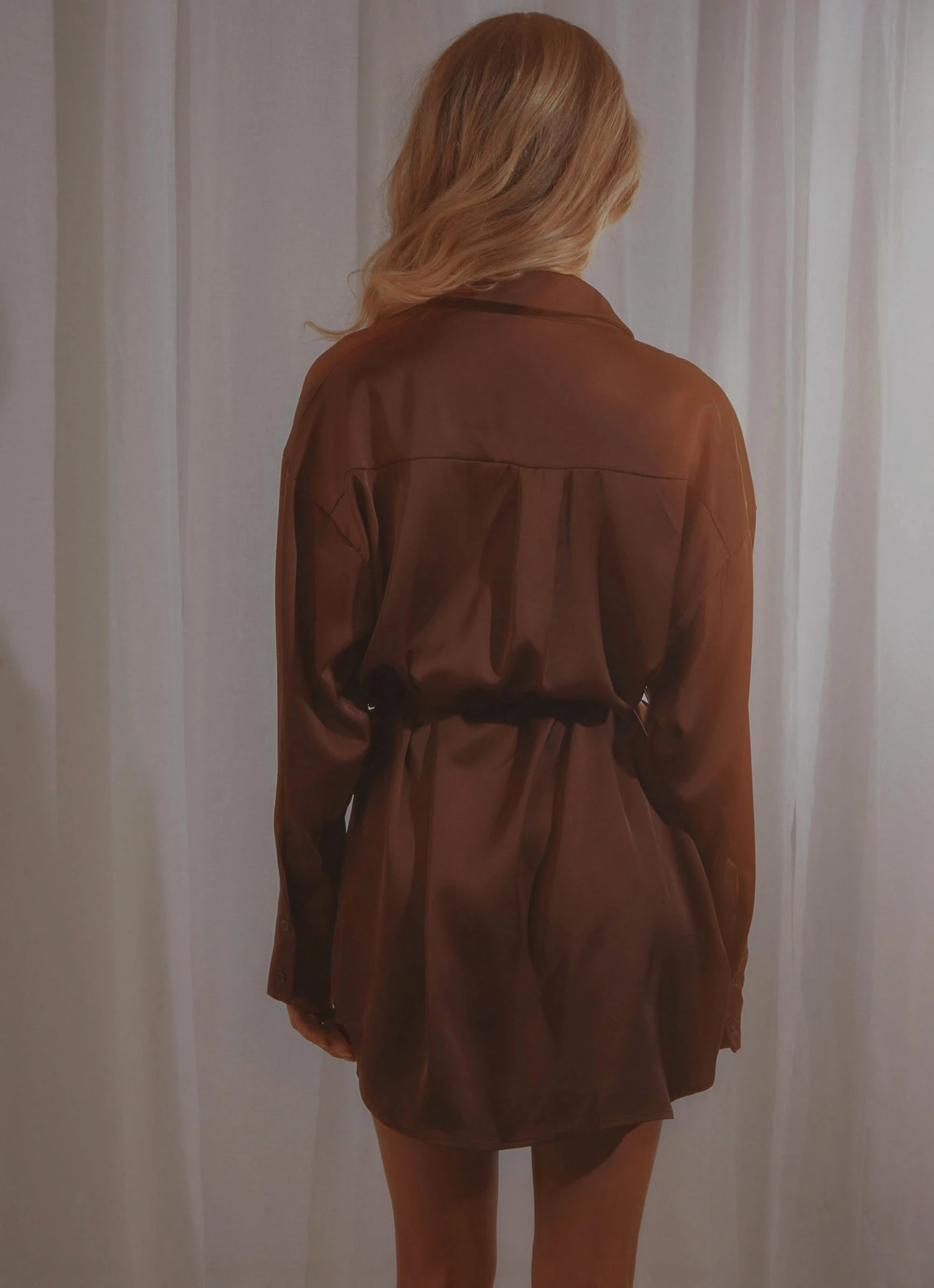 Peppermayo Exclusive Faye Mini Shirt Dress - Choc Brown 7 Peppermayo Exclusive Faye Mini Shirt Dress - Choc Brown