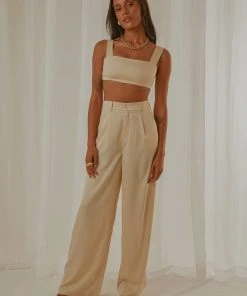 Peppermayo Exclusive New & Most Loved Milano Satin Pant - Ivory 8 Peppermayo Exclusive New & Most Loved Milano Satin Pant - Ivory
