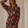 Peppermayo Exclusive Soho Chic Shirt Dress - Noir Bloom 1 Peppermayo Exclusive Soho Chic Shirt Dress - Noir Bloom