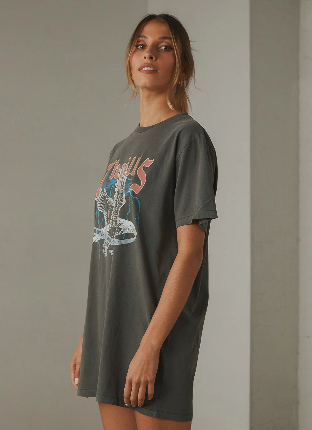 Thrills New & Most Loved Storm The Castle Merch Fit Tee Dress - Merch Black 6 Thrills New & Most Loved Storm The Castle Merch Fit Tee Dress - Merch Black