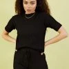 Rue Stiic Pamela Knit Tee - Black