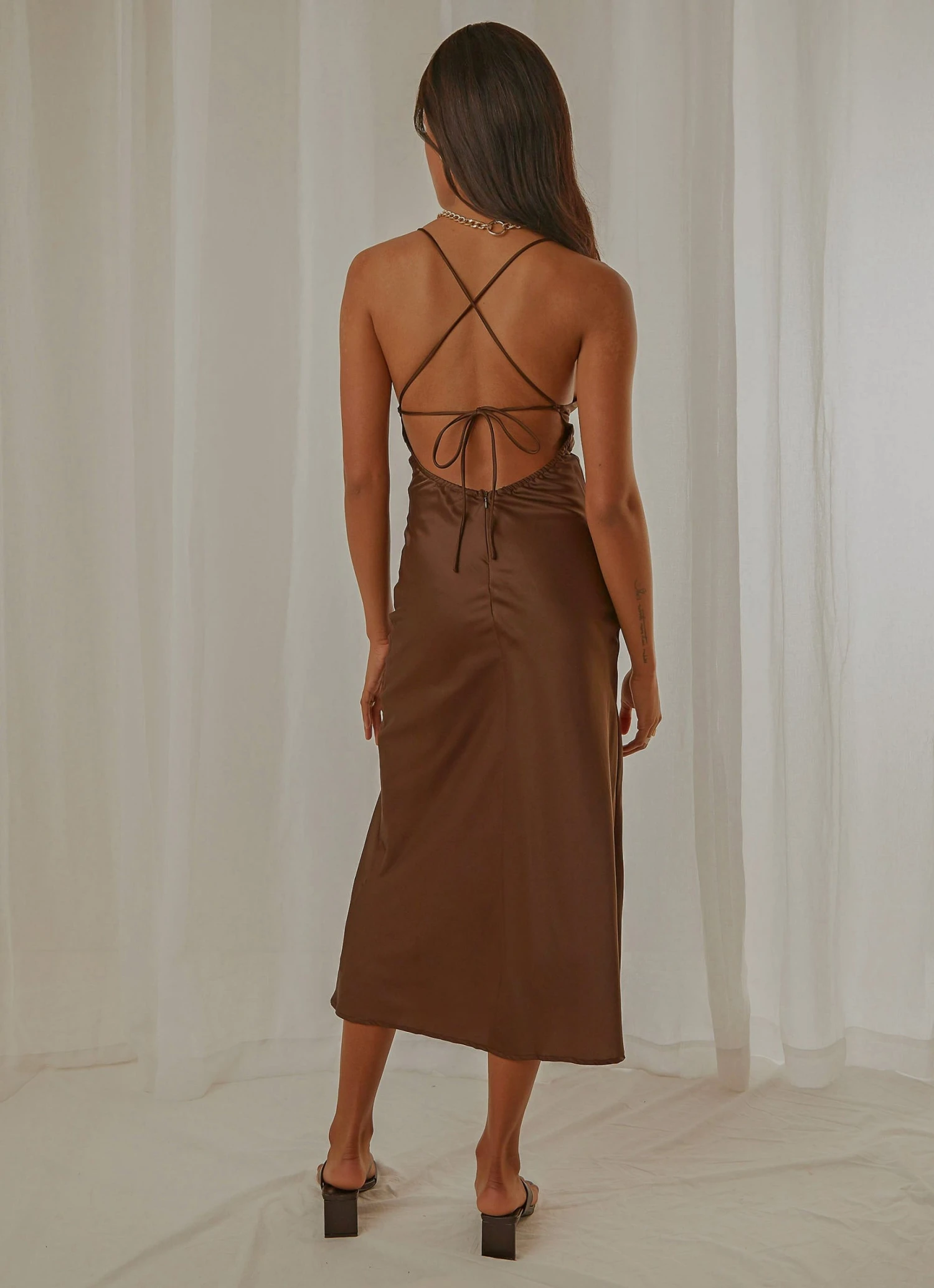 Peppermayo Exclusive New & Most Loved Sweet Life Midi Dress - Choc Brown 7 Peppermayo Exclusive New & Most Loved Sweet Life Midi Dress - Choc Brown