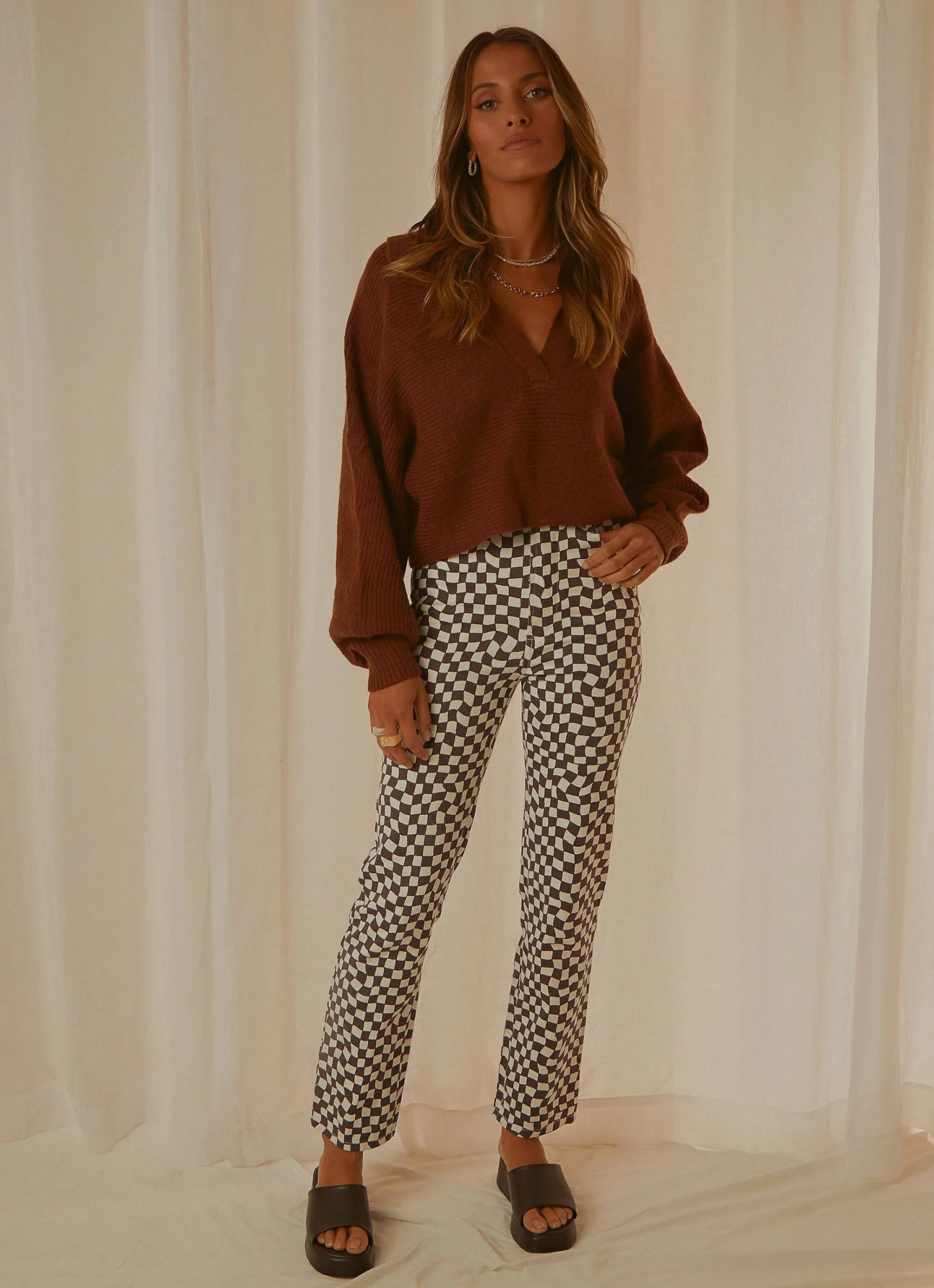 Peppermayo New & Most Loved All I Know Knit Sweater - Choc 4 Peppermayo New & Most Loved All I Know Knit Sweater - Choc