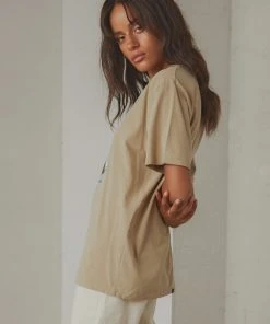 Thrills Storm The Castle Merch Fit Tee - Vintage Khaki New & Most Loved 10 Thrills Storm The Castle Merch Fit Tee - Vintage Khaki New & Most Loved