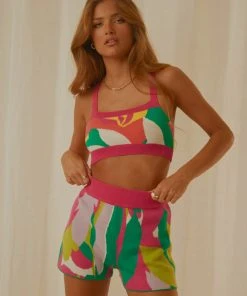 Peppermayo Exclusive New & Most Loved Remix It Knit Crop - Jungle