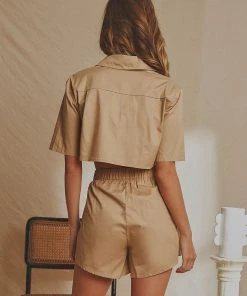 National Breast Cancer Foundation X Peppermayo Style Scenes Shirt - Taupe 11 National Breast Cancer Foundation X Peppermayo Style Scenes Shirt - Taupe