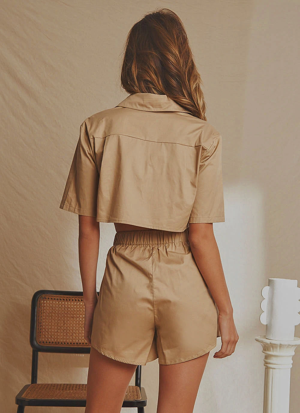 National Breast Cancer Foundation X Peppermayo Style Scenes Shirt - Taupe 7 National Breast Cancer Foundation X Peppermayo Style Scenes Shirt - Taupe