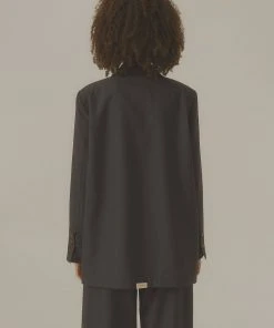Vacancy Supply Rally Oversized Blazer - Charcoal New & Most Loved 13 Vacancy Supply Rally Oversized Blazer - Charcoal New & Most Loved