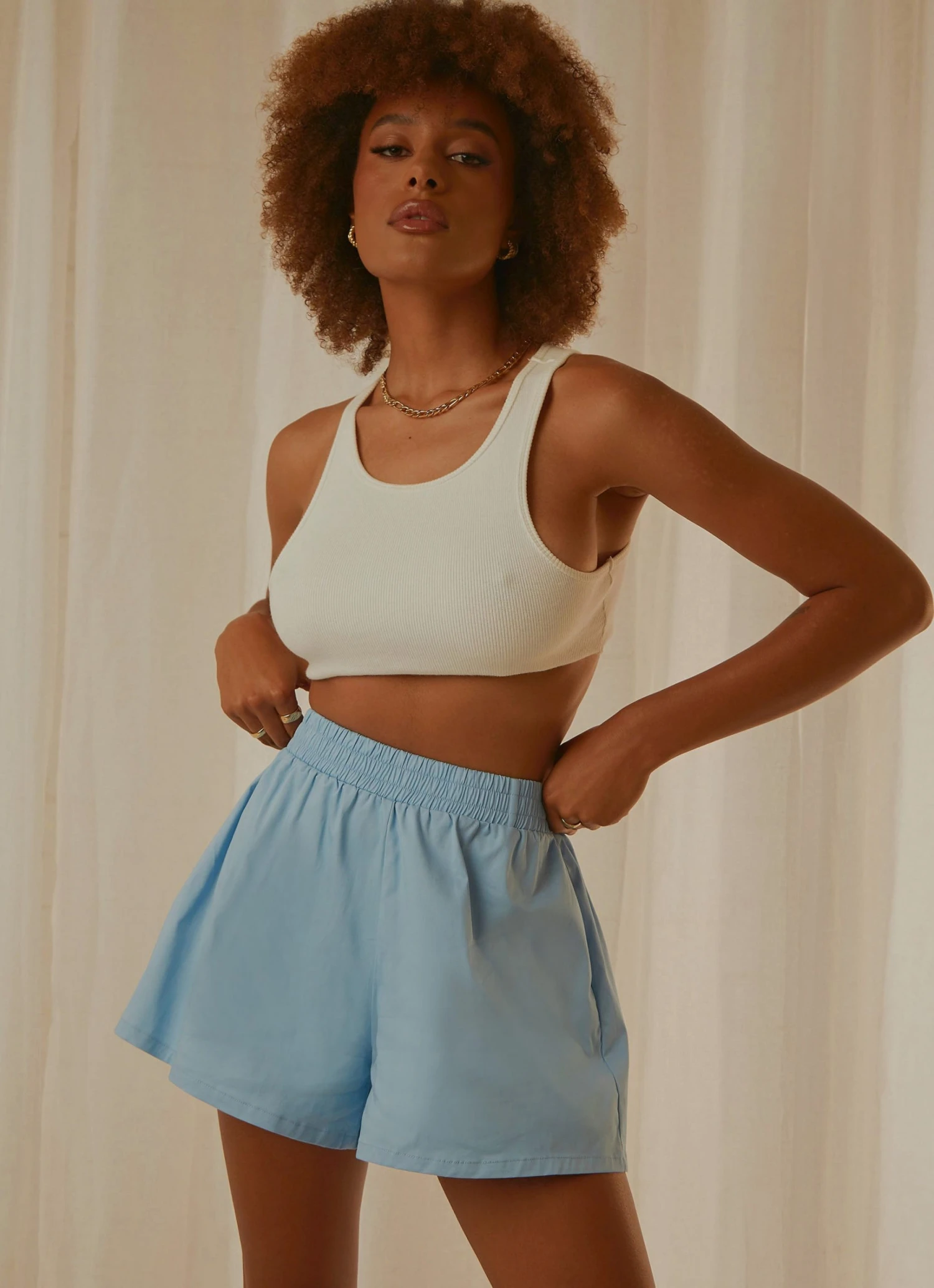 Peppermayo Exclusive New & Most Loved Roaming Short - Baby Blue 4 Peppermayo Exclusive New & Most Loved Roaming Short - Baby Blue