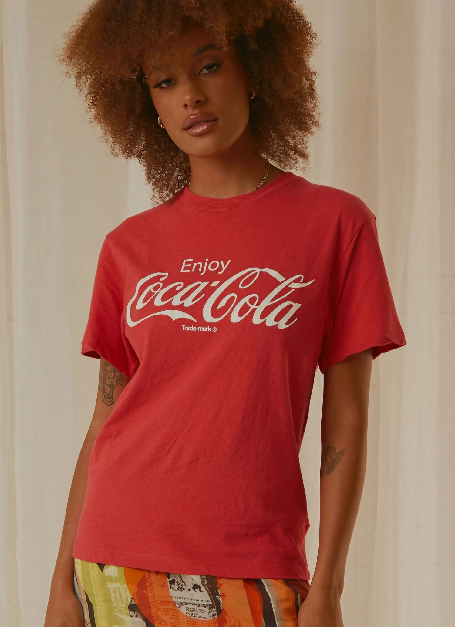 Rolla's Enjoy Coke Classic Tomboy Tee - Coke Red New & Most Loved 4 Rolla's Enjoy Coke Classic Tomboy Tee - Coke Red New & Most Loved
