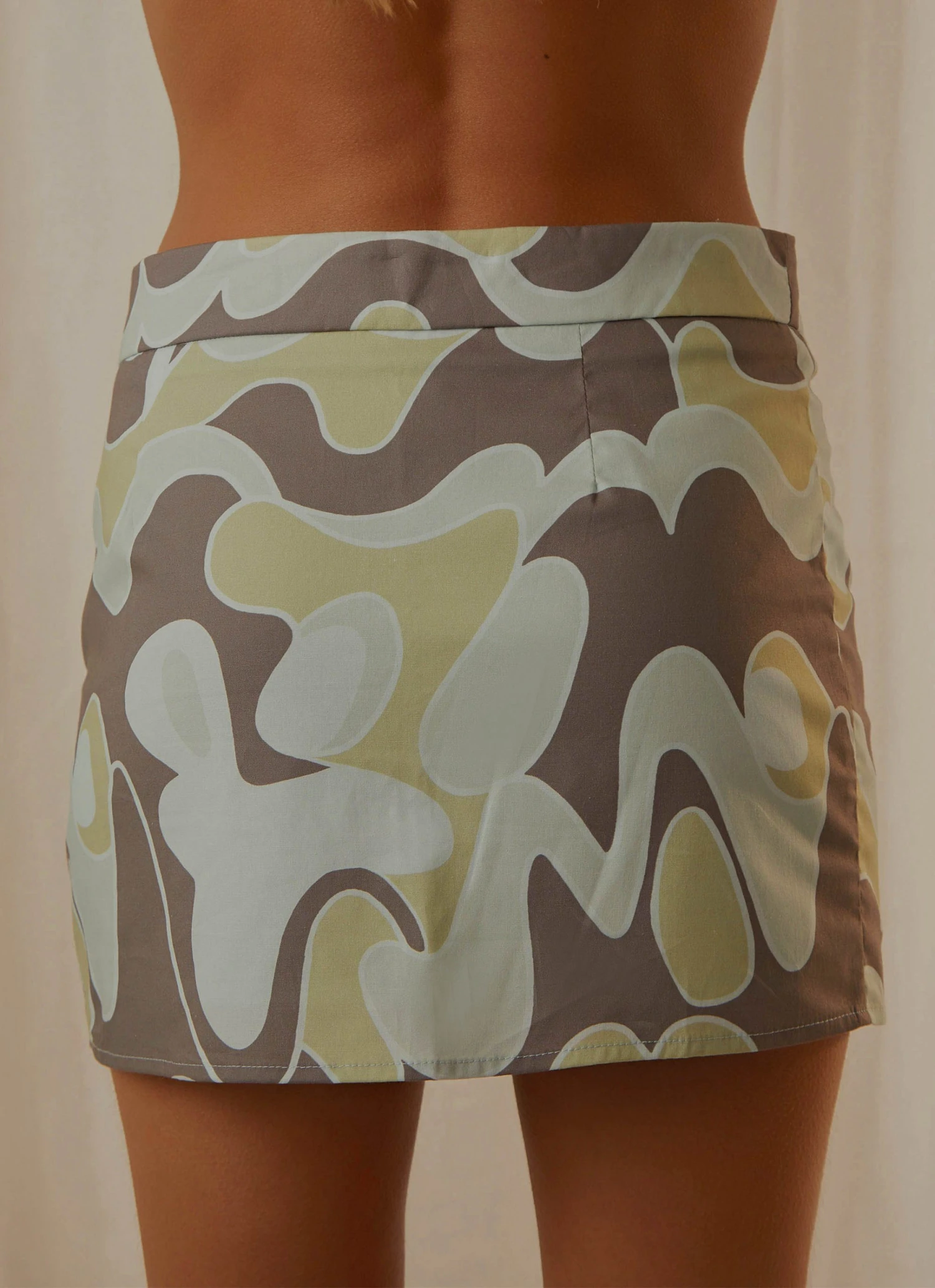 Peppermayo Exclusive Be Cool Baby Mini Skirt - Dusty Blue Peppermayo Exclusive Be Cool Baby Mini Skirt - Dusty Blue