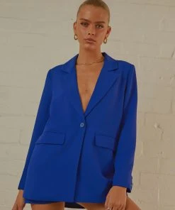 Peppermayo Exclusive Italian Cities Blazer - Cobalt New & Most Loved 9 Peppermayo Exclusive Italian Cities Blazer - Cobalt New & Most Loved