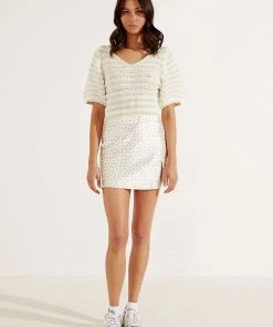 Peppermayo Vintage Vibes Knit Crop - Sage New & Most Loved