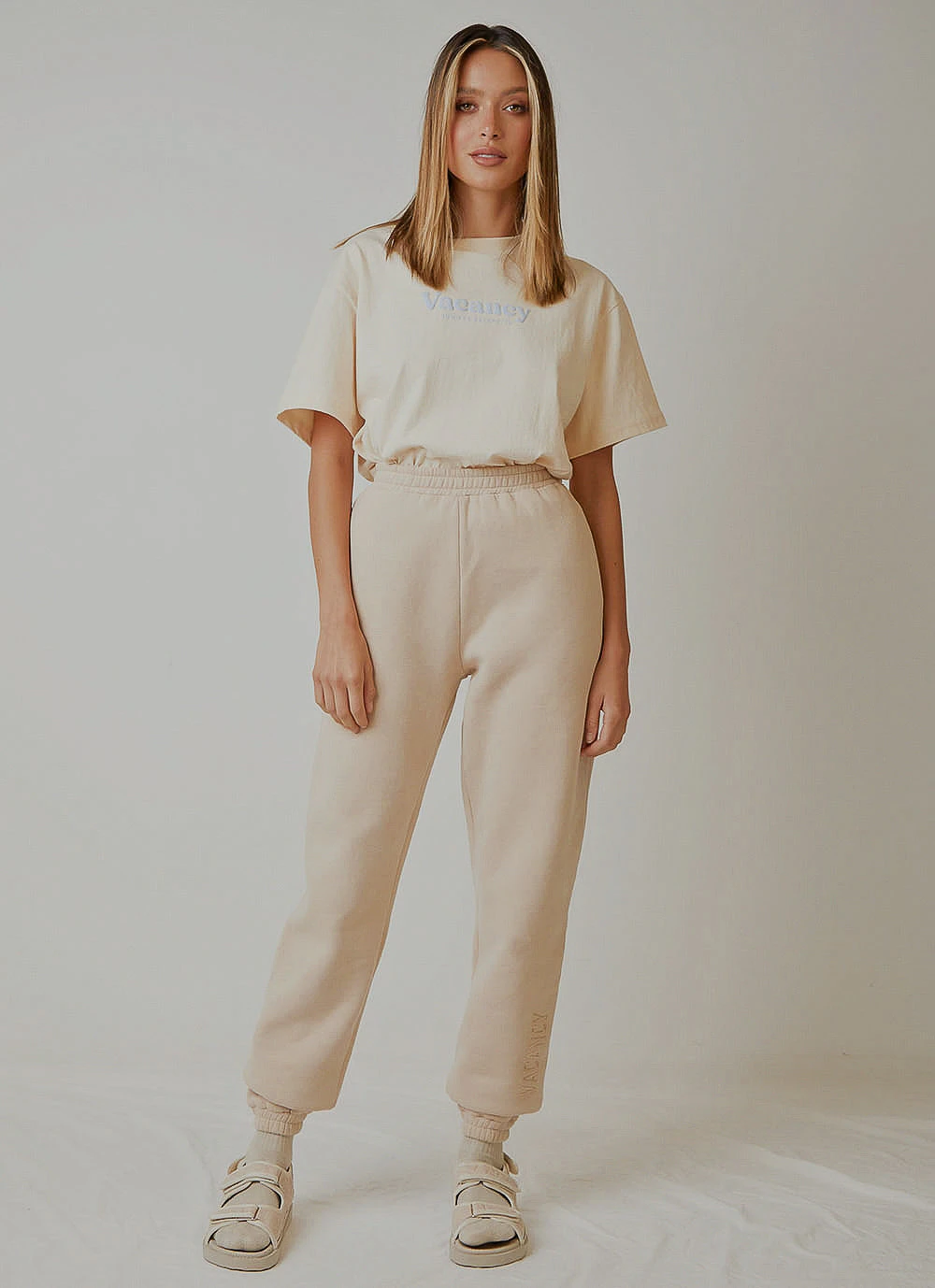 Vacancy Supply Paradise Sweatpants - Sand New & Most Loved Vacancy Supply Paradise Sweatpants - Sand New & Most Loved