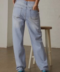 Lioness Fashion New & Most Loved Lowrider Denim Jean - Blue Denim