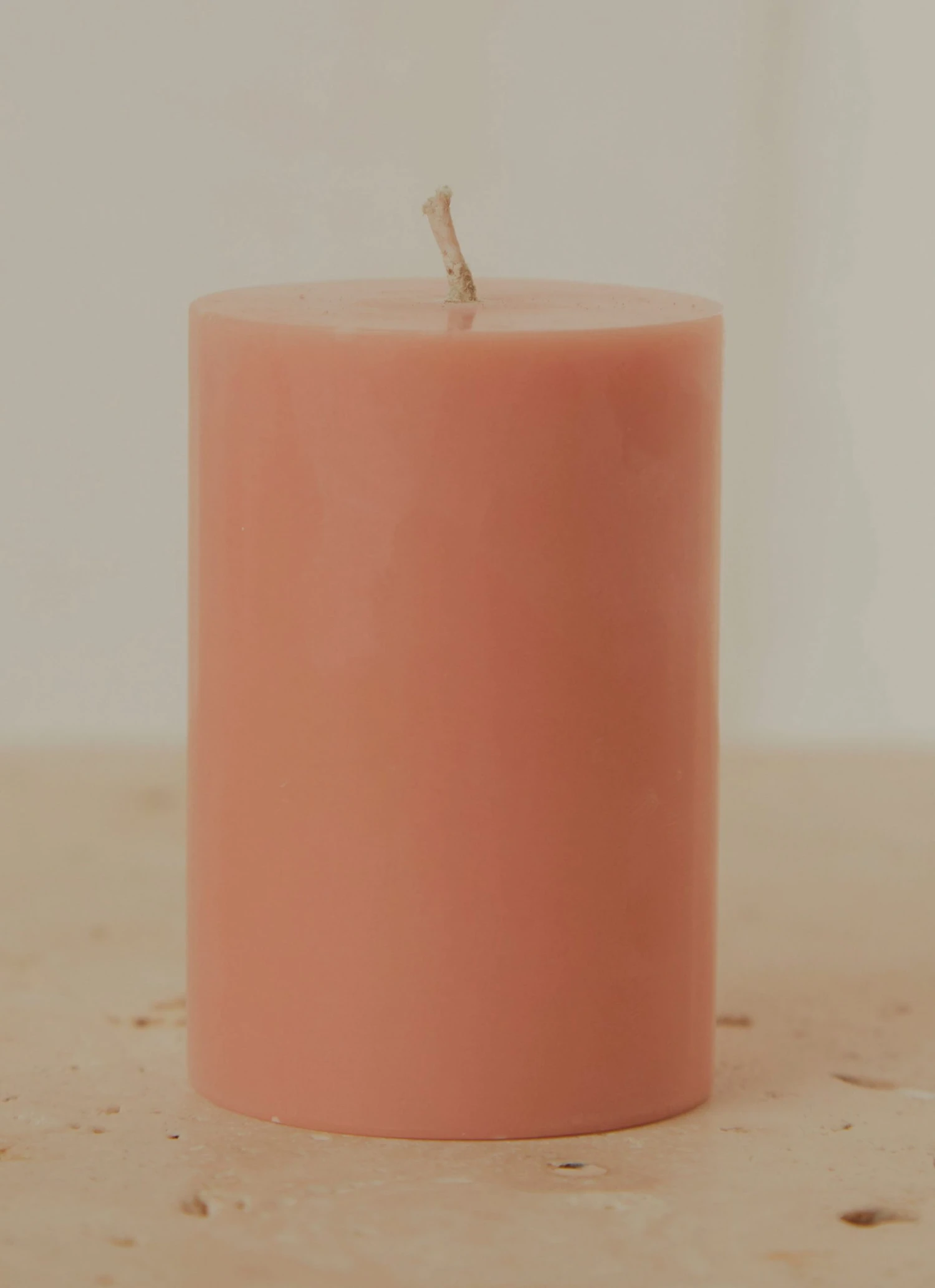Candle Co Moreton Eco Slim Pillar Candle- 5 X 7.5cm - Peach 6 Candle Co Moreton Eco Slim Pillar Candle- 5 X 7.5cm - Peach