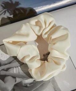 Peppermayo Exclusive New & Most Loved Angel Eyes Scrunchie - Ivory