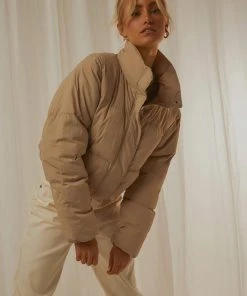 Nude Lucy New & Most Loved Topher Puffer Jacket - Mocha