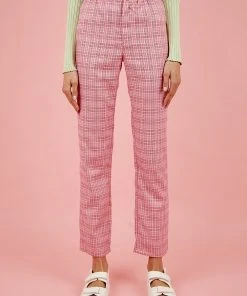 Peppermayo New & Most Loved Hopscotch Check Pants - Pink