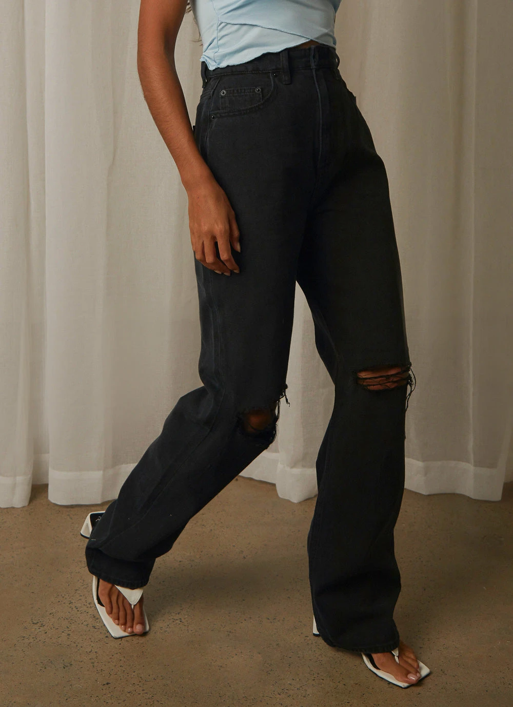 Lee High Baggy Jean - Exalt Black New & Most Loved 3 Lee High Baggy Jean - Exalt Black New & Most Loved