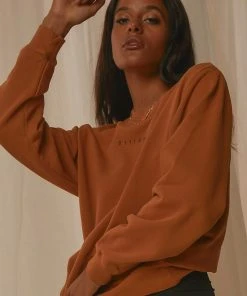 New & Most Loved Minimal Thrills Crew - Golden Brown